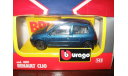 Renault Clio 1 Новогодние СКИДКИ!!!, масштабная модель, 1:43, 1/43, Bburago old