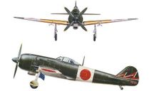 Ki-84 ’Накаима’ Япония, сборные модели авиации