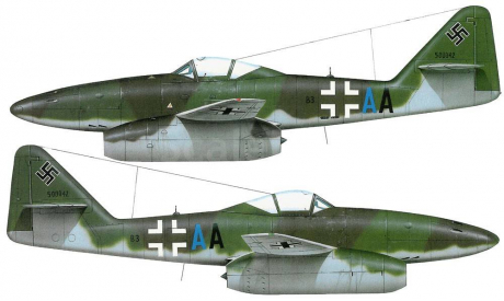 ME-262 ’Мессершмит’ 1:48!, сборные модели авиации, 1/48