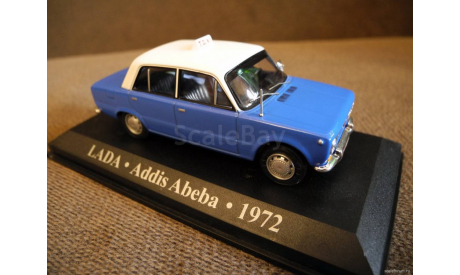 ВАЗ-2101 LADA 1972, такси Addis Abeba, масштабная модель, 1:43, 1/43, IST Models