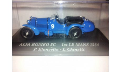 ALFA ROMEO 8C WINNER 1934 LeMan, масштабная модель, 1:43, 1/43, IXO Le-Mans (серии LM, LMM, LMC, GTM)