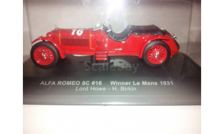 ALFA ROMEO 8C WINNER 1931 LeMan, масштабная модель, 1:43, 1/43, IXO Le-Mans (серии LM, LMM, LMC, GTM)