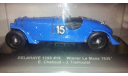 DELAHAYE 135S WINNER 1938 LeMan, масштабная модель, 1:43, 1/43, IXO Le-Mans (серии LM, LMM, LMC, GTM)