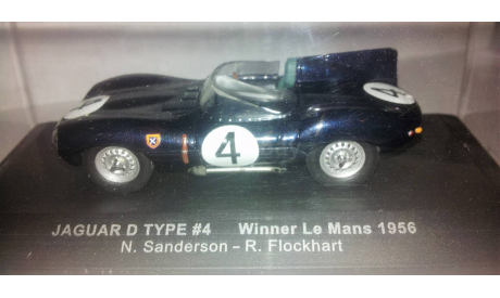 JAGUAR D-TYPE WINNER 1956 LeMan, масштабная модель, 1:43, 1/43, IXO Le-Mans (серии LM, LMM, LMC, GTM)