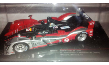 AUDI R15 TDI WINNER 2010 LeMan, масштабная модель, 1:43, 1/43, IXO Le-Mans (серии LM, LMM, LMC, GTM)