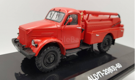 Газ 63 АЦУП 20 (63) 60 Пожарный для сельской местности СССР Dip 1:43 106302, масштабная модель, DiP Models, scale43
