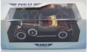 Packard 640 Custom Eight Roadster 1929 grey/dark red NEO, масштабная модель, Neo Scale Models, scale43