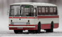 Масштабная модель 695Н бело-красный 1 шт., масштабная модель, ЛАЗ, Classicbus, scale43