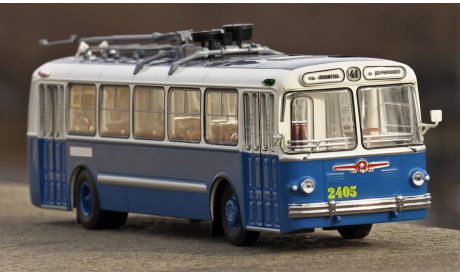 ЗиУ 5 бело-синий, масштабная модель, Classicbus, 1:43, 1/43