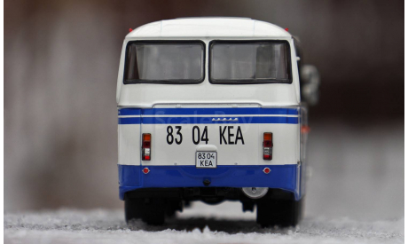Масштабная модель 695Н бело-синий, масштабная модель, ЛАЗ, Classicbus, 1:43, 1/43