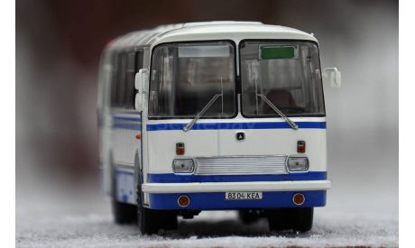Масштабная модель 695Н бело-синий, масштабная модель, ЛАЗ, Classicbus, 1:43, 1/43