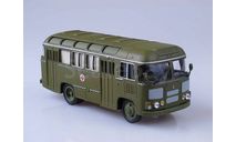 Автобус ПАЗ-672М санитарный военный, масштабная модель, Советский Автобус, scale43