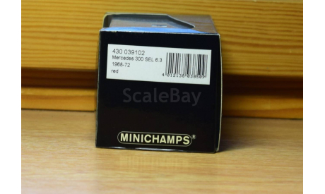 Mersedes 300 SEL 6,3 1968-72, масштабная модель, Mercedes-Benz, Minichamps, 1:43, 1/43