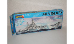 Revell линейный корабль Айова U.S.S. Iowa 1/1200 сборная модель 06808 World of Warships линкор