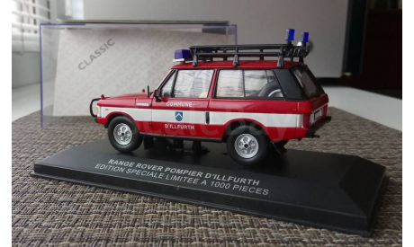 1:43 Range Rover Pompier D’Illfurth (Cofradis IXO) COF100, масштабная модель, 1/43