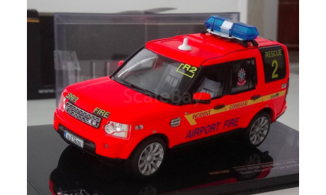 1:43 Land Rover Discovery 4 2010 Dublin Airport Fire Service (IXO) MOC136P, масштабная модель, 1/43