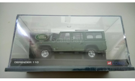 1:43 Land Rover Defender 110 Station Wagon Coniston Green CC07701 (Corgi), масштабная модель, scale43