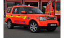 1:43 Land Rover Discovery 4 2010 Dublin Airport Fire Service (IXO) MOC136P, масштабная модель, 1/43