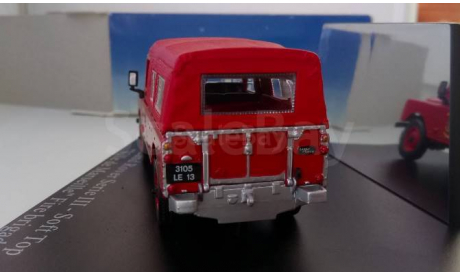 1:43 ​Land Rover Serie III Soft Top Fire Brigade Universal Hobbies ref 1523, масштабная модель, scale43
