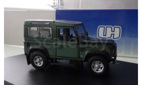 1:43 ​Land Rover Defender 90 SW Epsom Green Universal Hobbies ref 1240, редкая масштабная модель, 1/43