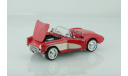 1957 Chevrolet Corvette (съемная крыша), масштабная модель, Franklin Mint, scale43