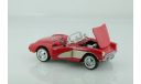 1957 Chevrolet Corvette (съемная крыша), масштабная модель, Franklin Mint, scale43