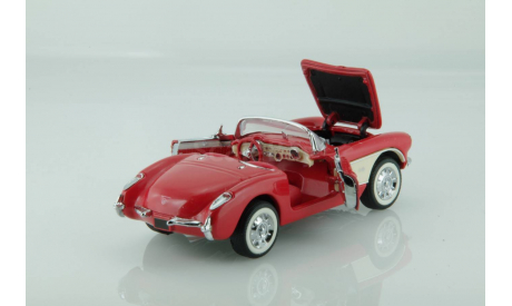 1957 Chevrolet Corvette (съемная крыша), масштабная модель, Franklin Mint, scale43