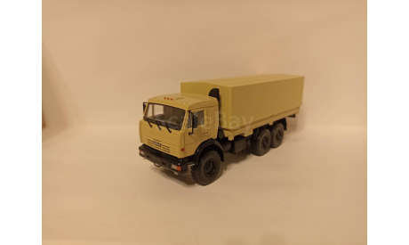 КАМАЗ 43118 Бортовой с тентом 1:43 АИСТ/ПАО, масштабная модель, ПАО КАМАЗ, scale43
