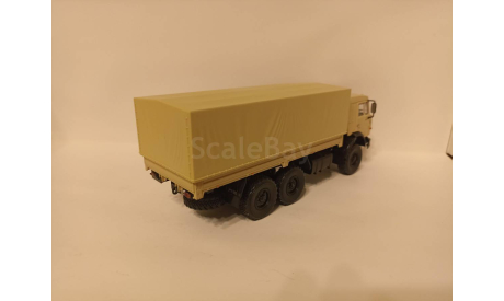 КАМАЗ 43118 Бортовой с тентом 1:43 АИСТ/ПАО, масштабная модель, ПАО КАМАЗ, scale43