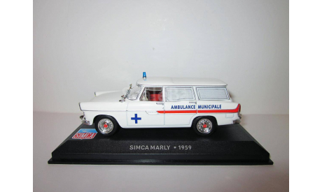 Simca Marly Ambulance 1959 Altaya, масштабная модель, scale43