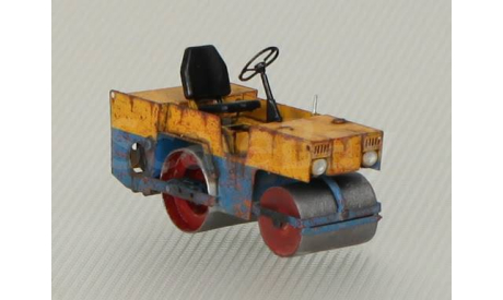 ДУ-54 Каток тротуарный со следами эксплуатации 1:43 ModelStroy (Моделстрой), масштабная модель, scale43