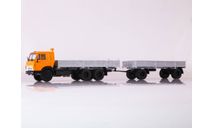 КАМАЗ-53212 с прицепом ГКБ-8350 1:43 ПАО/АИСТ, масштабная модель, ПАО КАМАЗ, scale43