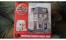Airfix 75003 European corner house ruin 1/76, сборная модель (другое), 1:72, 1/72