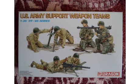 Dragon 6198 US Army Support Wearon Teams, миниатюры, фигуры, 1:35, 1/35