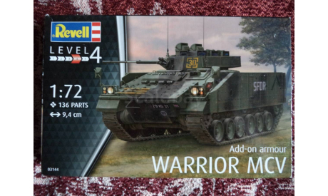 Warrior MCV with add-on armour, сборные модели бронетехники, танков, бтт, Revell, 1:72, 1/72