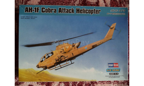 Вертолет AH-1F Cobra, сборные модели авиации, Hobby Boss, 1:72, 1/72