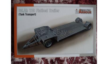 Special Hobby SA72022 Sd.Ah 115 Flatbed Trailer (Tank Transport), сборная модель автомобиля, ​Special Hobby, 1:72, 1/72