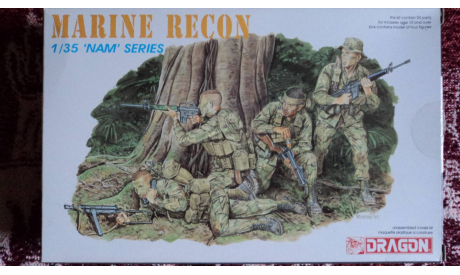 Dragon 3313 Marine Recon, миниатюры, фигуры, scale35