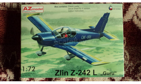 Az Model  Zlin Z-242L ’Guru’ (4x camo), сборные модели авиации, 1:72, 1/72