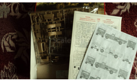 Немецкий грузовой автомобиль Ford V3000S, сборная модель автомобиля, ICM, 1:35, 1/35