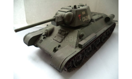 Т-34/76(107 Сталинец) «TAMIYA» 35059, сборные модели бронетехники, танков, бтт, 1:35, 1/35