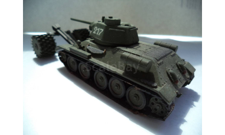 Т-34/76 с минным тралом «Восточный экспресс» 1/72, сборные модели бронетехники, танков, бтт, scale72