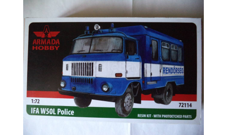 Armada Hobby E72114 IFA W50L Police, сборная модель автомобиля, 1:72, 1/72