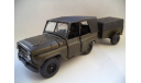 УАЗ 469 с прицепом армейский хаки 1/43, масштабная модель, Тантал, scale43