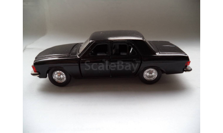 Волга ГАЗ-3102 (Черный), масштабная модель, scale43