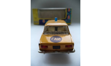 ВАЗ 2101 ГАИ Милиция(Желтый) СССР МИ 1990г., масштабная модель, Агат/Моссар/Тантал, scale43