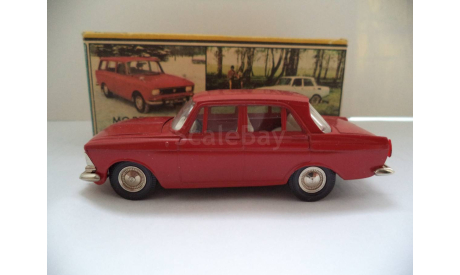 Москвич 412 (Красный) СССР, масштабная модель, Агат/Моссар/Тантал, scale43