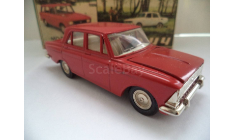 Москвич 412 (Красный) СССР, масштабная модель, Агат/Моссар/Тантал, scale43
