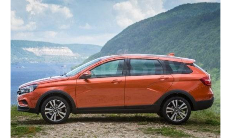 Lada Vesta SW Cross (2020) - Welly - 1:64, масштабная модель, scale64, ВАЗ