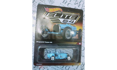 Bugatti Type 59 (1934) - Hot Wheels Elite 64 - 1:64, масштабная модель, scale64